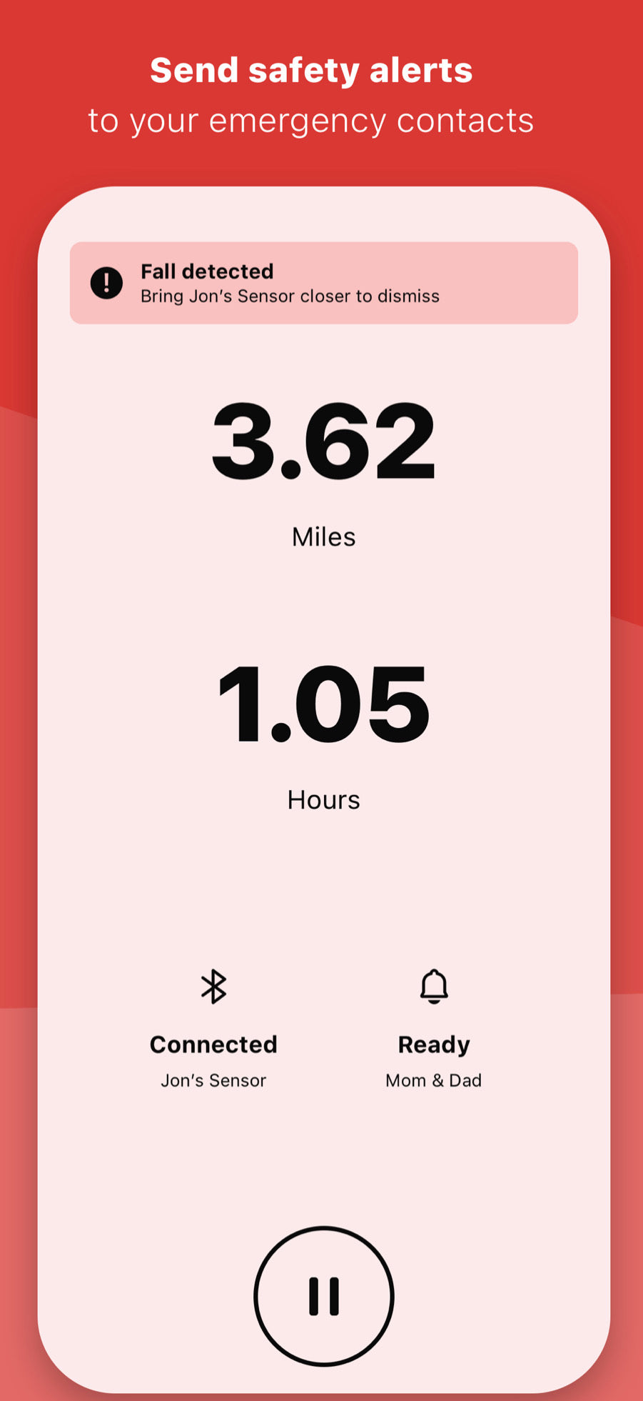 Sale! EquineTrac Wireless Smart Sensor for Fall Detection with Protective Case & Saddle Clip